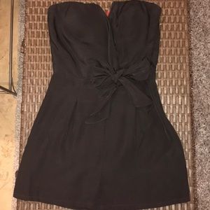 In perfect condition! Black Romper w/ Tie Waist